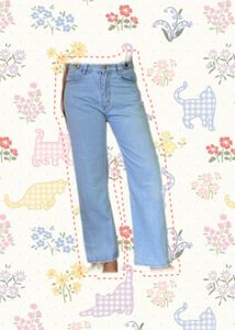 Light Wash Denim Jeans