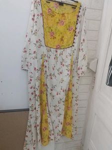 Floral Print Kurta