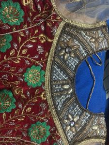 Embroidered Red Blouse