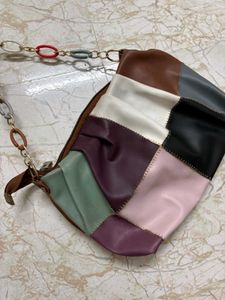 Patchwork Shoulder Bag...
