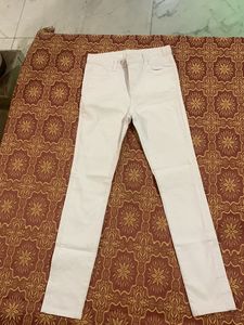 White High Waist Jeans