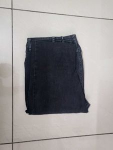 Dark Wash Black Jeans