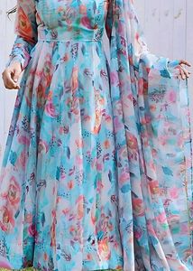 Floral Anarkali Kurta