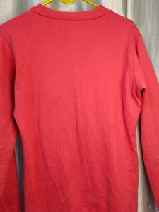 Red Pullover Sweatshirt