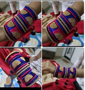 Bridal Therad Bangal Set