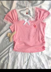 Cottage Core Soft Girl Top