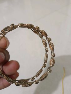 Elegant Gemstone Bangle Bracelet And Neck Chain