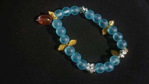 Blue Beaded Bracelet