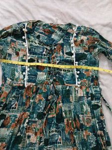 Boho Print Dress midi