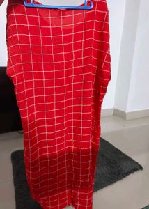 Red &amp; White Checkered Dress