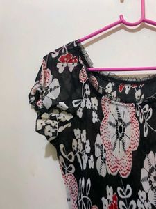 Floral Stylish Long Top bust till 38