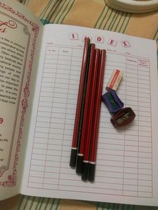 Art Set + Book + Pencils + Sharpners + Eraser
