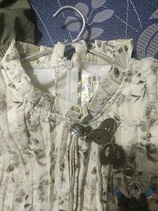 Tiered Floral Print Dress