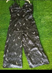 Reserved!🚫PREMIUM SATIN⭐ STARRY JUMPSUIT/Goth