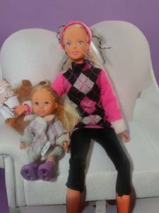 Pair Of Steffi Love And Evi Doll