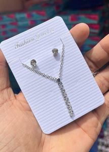 Silver Finish Jewellery Set