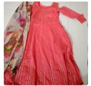 long gown style kurta
