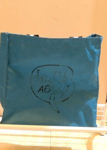 Blue Tote Bag