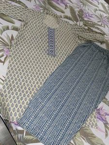 Cotton Comfort Kurta Pant Set