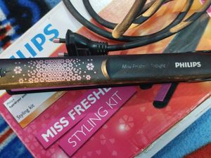 Set Of Hair Dryer And Straightener