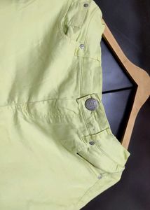 Light Lime Green Capri For 32 Waist