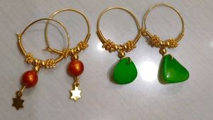 Hoop Dangle Earrings