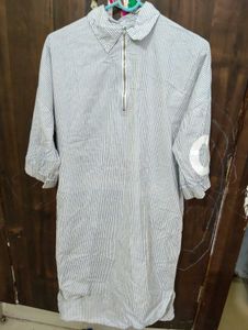Chic & Casual! Teamspirit High-Low Striped Dress