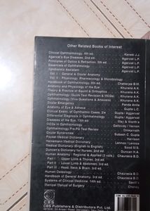 Handbook Of Ophthalmology By B. M. Chatterjee