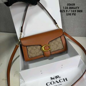 COACH TABBY SIGNATURE SLING BAG WITH BOX