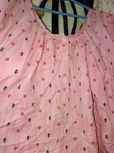 Pink Patterned Nightgown
