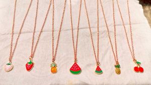 Cute Fruit Charm Necklaces