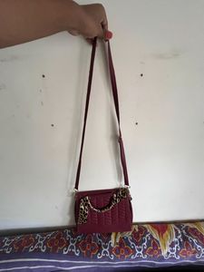 Maroon Slingbag