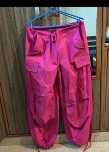Pink Parachute Pants