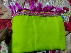 Elegant Saree with Embellishments