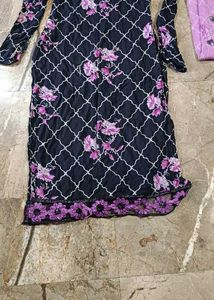 Floral Print Kameez Duptta