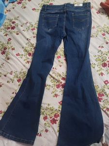 Blue Bootcut Jeans