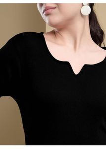 Black Long Sleeve Top
