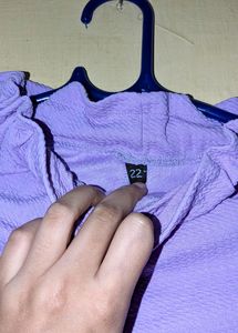Kids Lavender Shorts(3-5year)