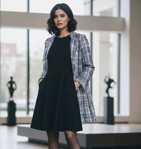 ZARA BASIC Tweed Style Jacket