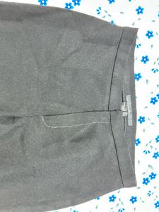 Black Straight-Fit Formal Trousers