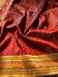 100% Pure Mulberry Silk Jamavar Himroo Saree
