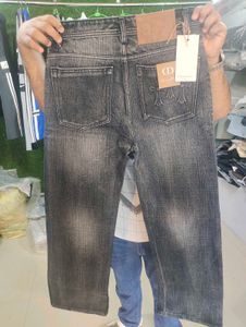 Cristian Dior (Premium)Distressed Gray Jeans