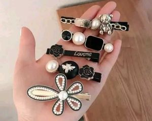 Pearl Hair Clip Set