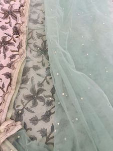 Elegant Mint Green Tulle Dress