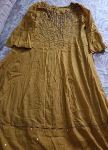 Elegant Mustard Kurta set