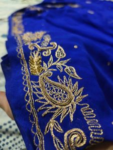 Aari Work Saree Have Some Stain Need Dry Clean