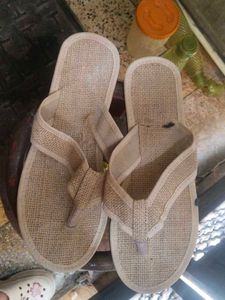 Woven Thong Slippers