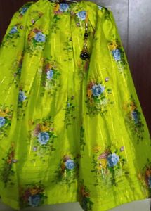 Floral Print Ethnic Skirt