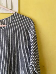 Striped Casual Tunic Top Bust 36-38