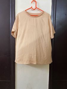 Golden Satin  Casual Top Bust 36-38